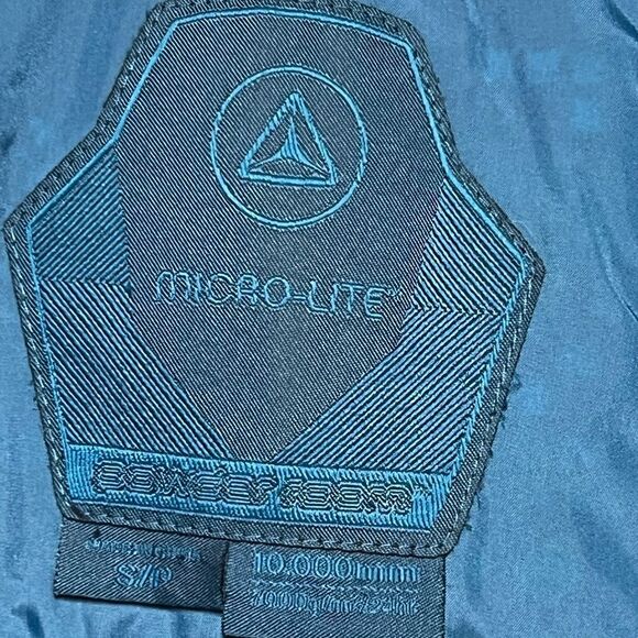 Powder Room Micro-lite Polka Dot Blue Anorak Snowboarding Jacket Womens S - Picture 6 of 12